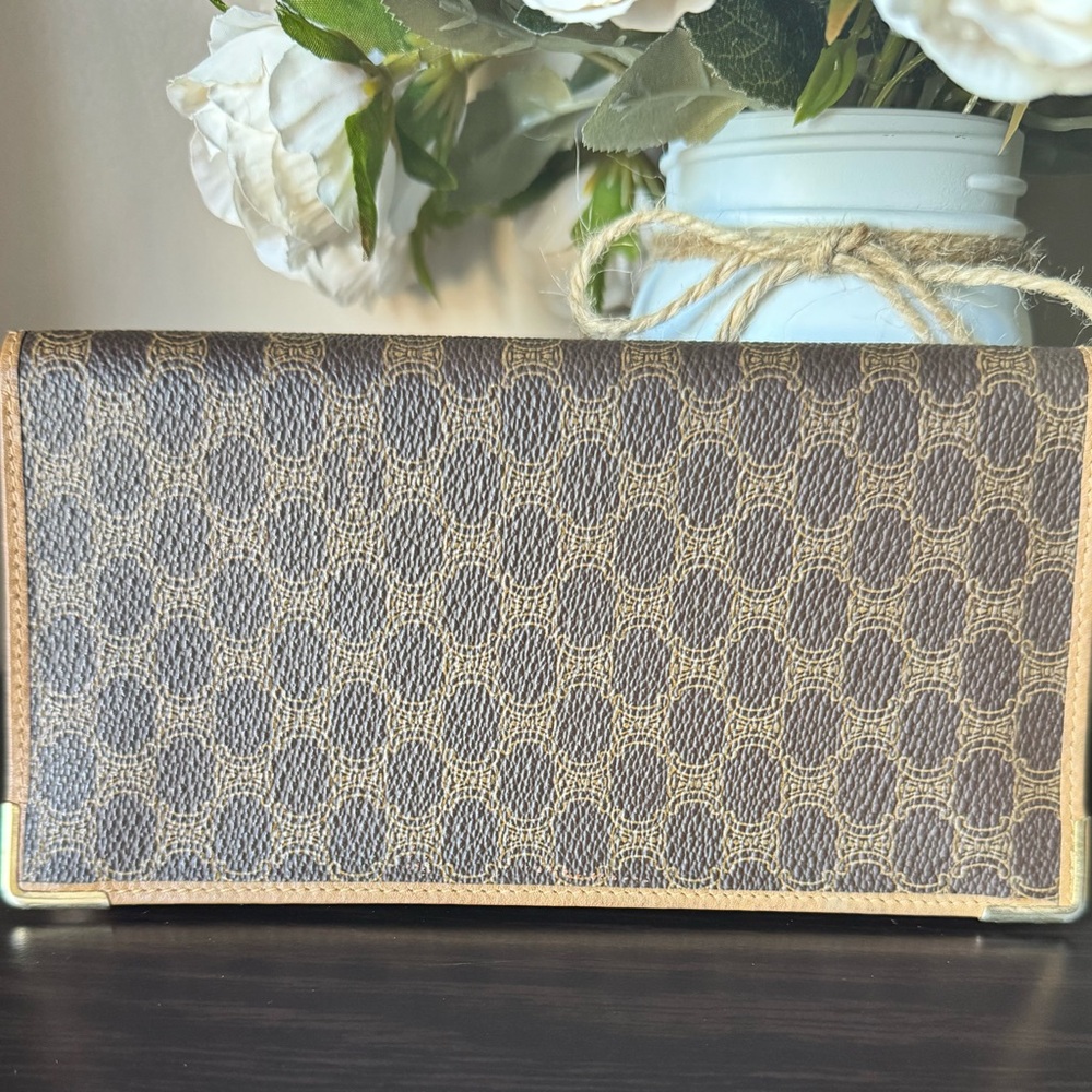 CELINE Vintage Macadam Bifold Wallet
